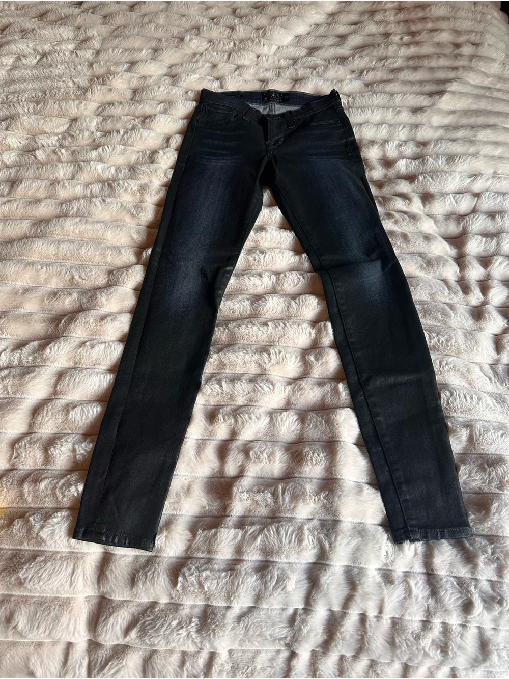 Lucky Brand Women's Black/ Dark Blue Skinny Jeans NWOT